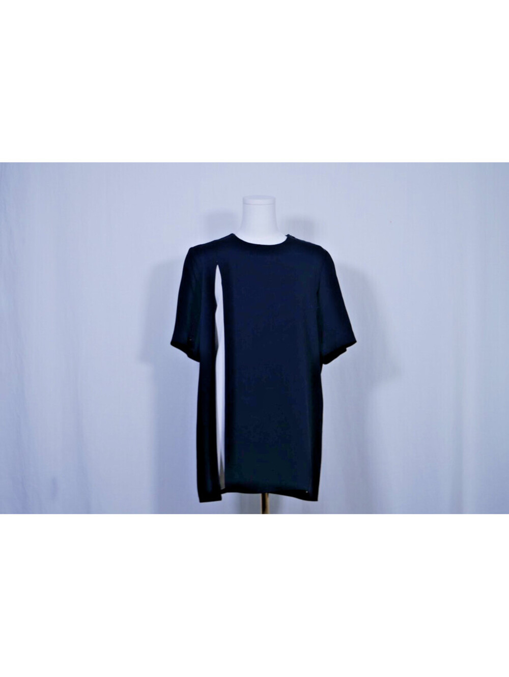 Alexander Wang Black Crepe Keyhole Top Women's Size 6